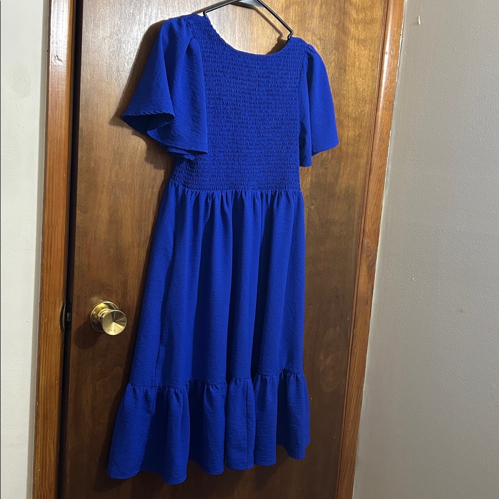 Haptics Elegant Blue Casual Dress for Women - Picture 4 of 4